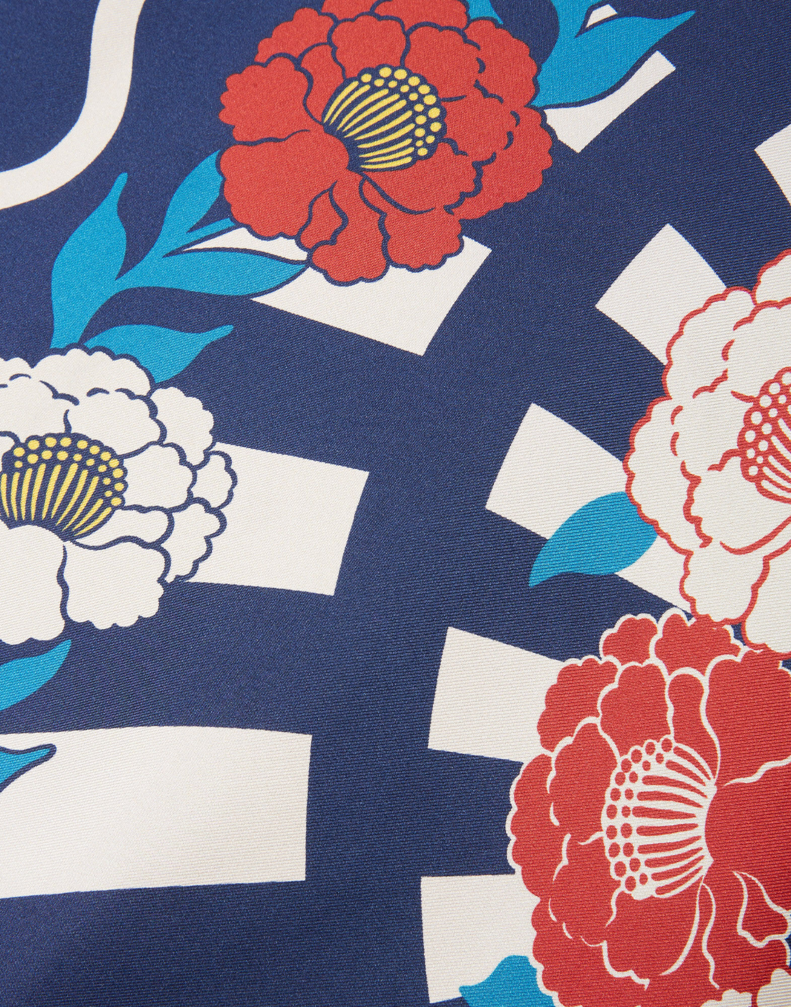 La DoubleJ Foulard Shirt Whitsun Plac&eacute;e Blue SHI0059SIL006FSK03BU03