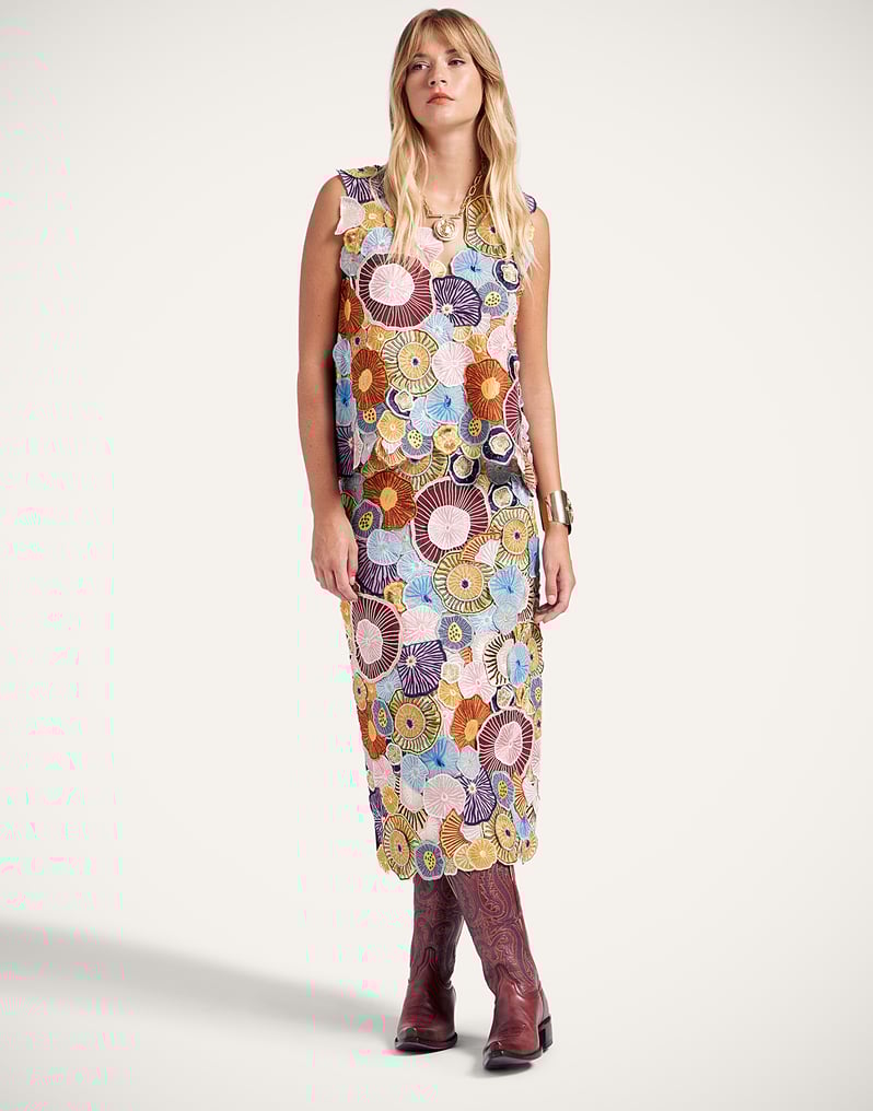 La DoubleJ Pencil Skirt La DoubleJ Pencil Skirt Fun-Gi Yellow SKI0159EMB115FNG03YE02