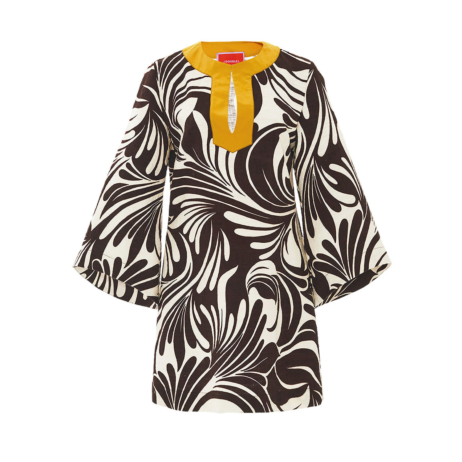 Shop La Doublej The Kaftan Mini In Watermarble