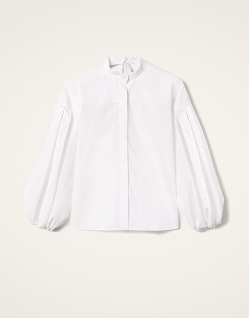 La DoubleJ Share Your Screen Shirt Solid White SHI0117COT043SOLIDWH01