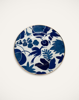 La DoubleJ Dinner Plates Set Of 2 La DoubleJ Dinner Plates Set Of 2 Wildbird Blue DIN0002CER001BIR01BU03