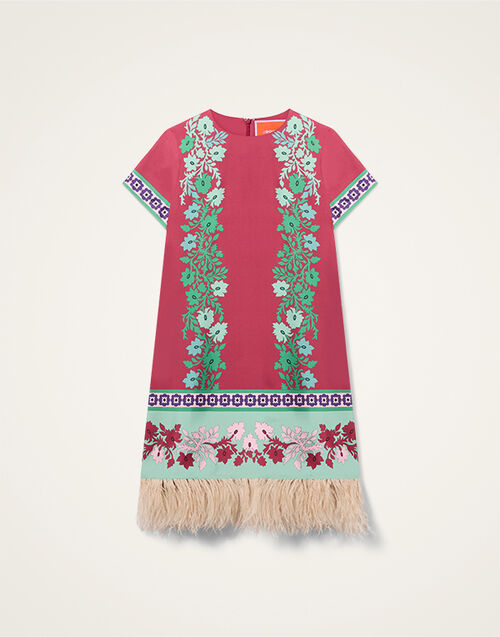 La DoubleJ Mini Swing Dress Regalia Plac&eacute;e Red DRE0963SIL006REG02RE01