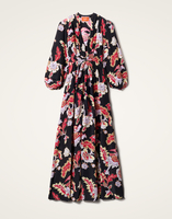 La DoubleJ Long Camerino Dress La DoubleJ Long Camerino Dress Lark Black DRE0585CRE001LAR01BL01