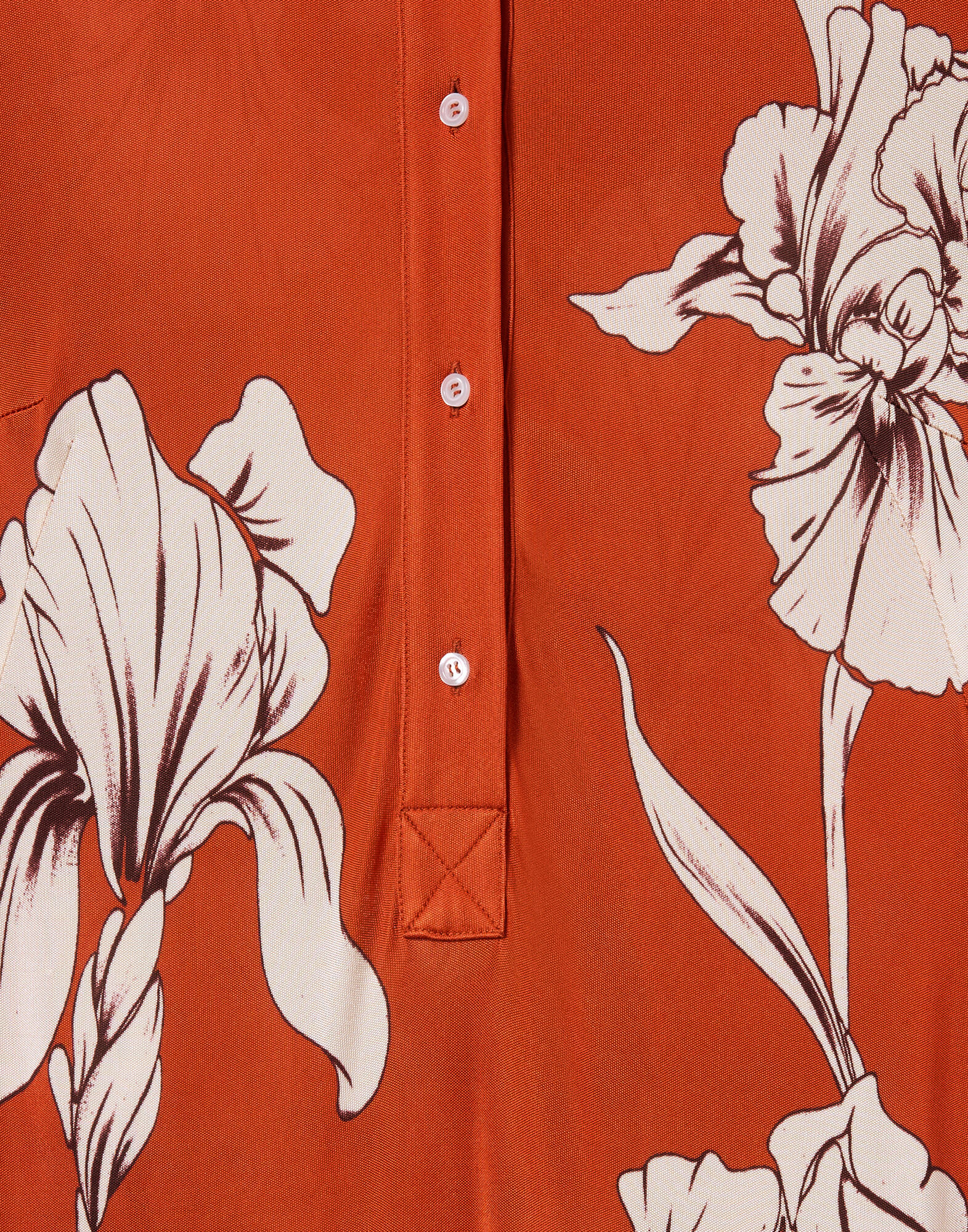 La DoubleJ Perry Street Dress Iris Plac&eacute;e Dark Orange DRE0807JER053IRS07OR03