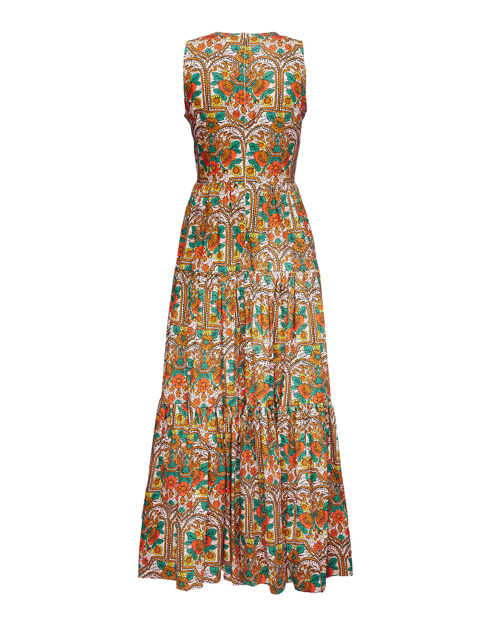 La DoubleJ Sleeveless Big Dress Corte White DRE0185COT039CRT02OR04