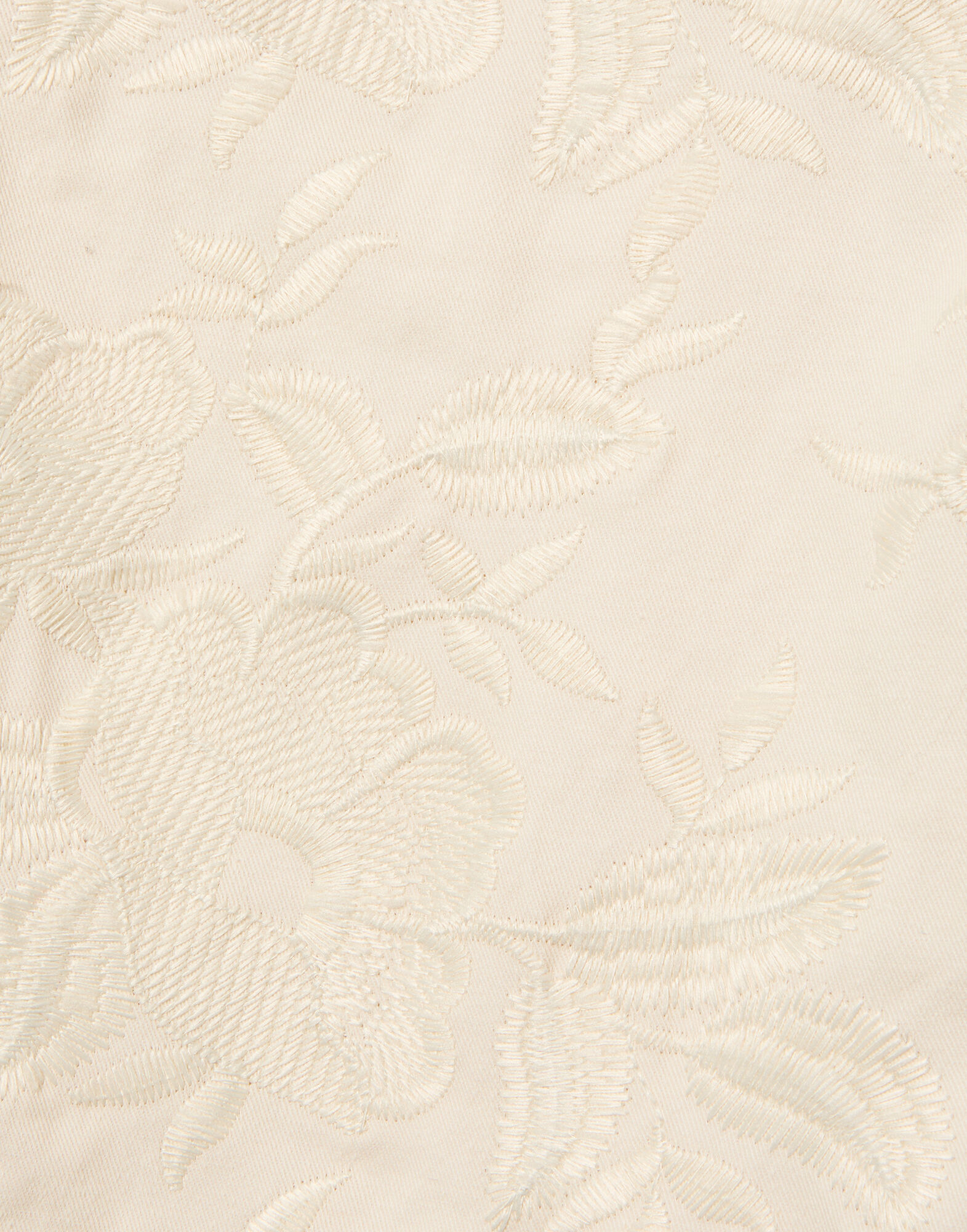 La DoubleJ Fancy Pants Solid Ecru TRO0196COT086SOLIDBR05