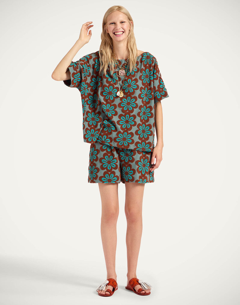 La DoubleJ Pull-Up Shorts La DoubleJ Pull-Up Shorts Caper Rust TRO0117JER061CEP02OR04