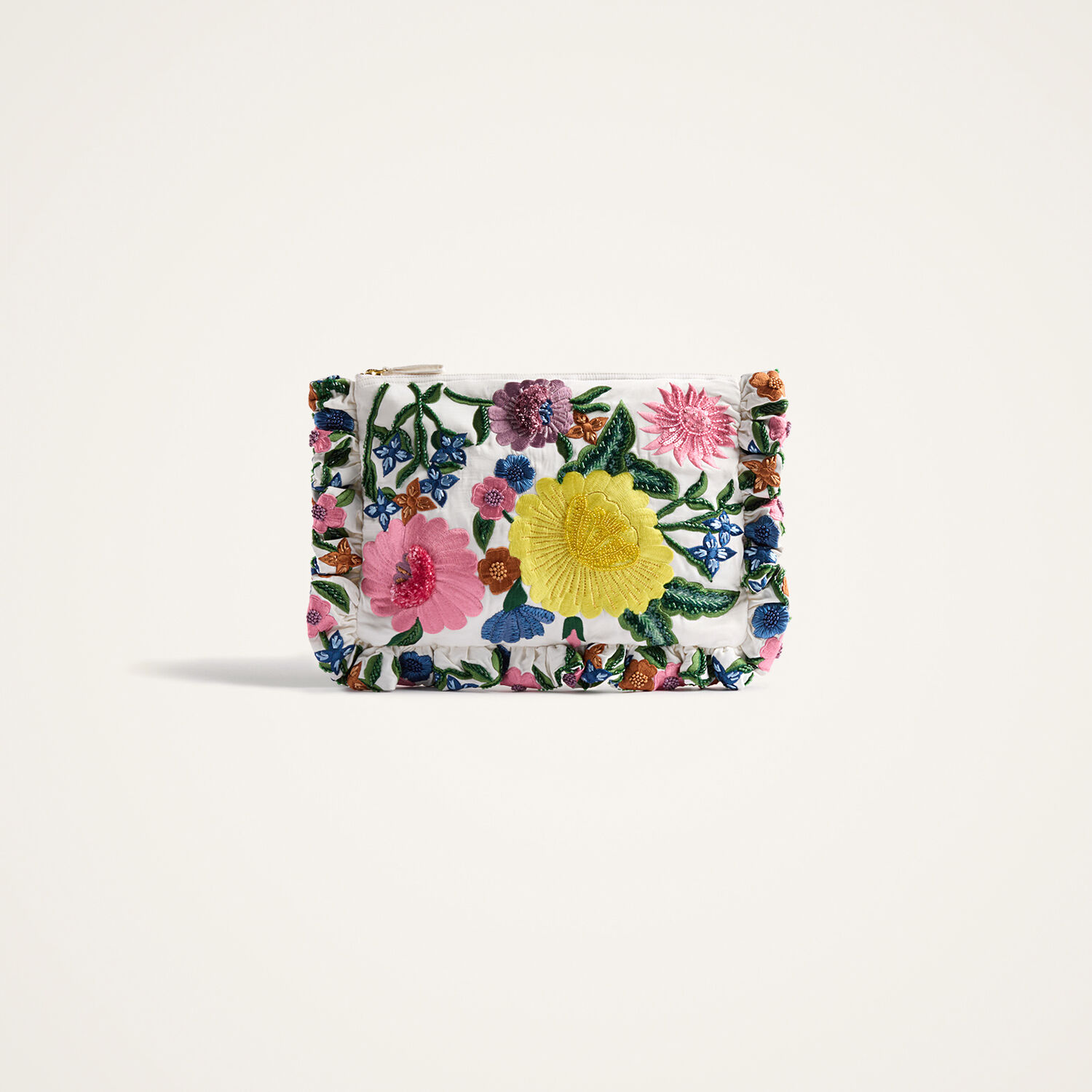  La Doublej Bags & Pochettes Women - Hand Pochette Caper Ivory One Size 70% Viscose 9% Plastic 8% Glass 7% Metal 4% Acrylic 2% Cotton 