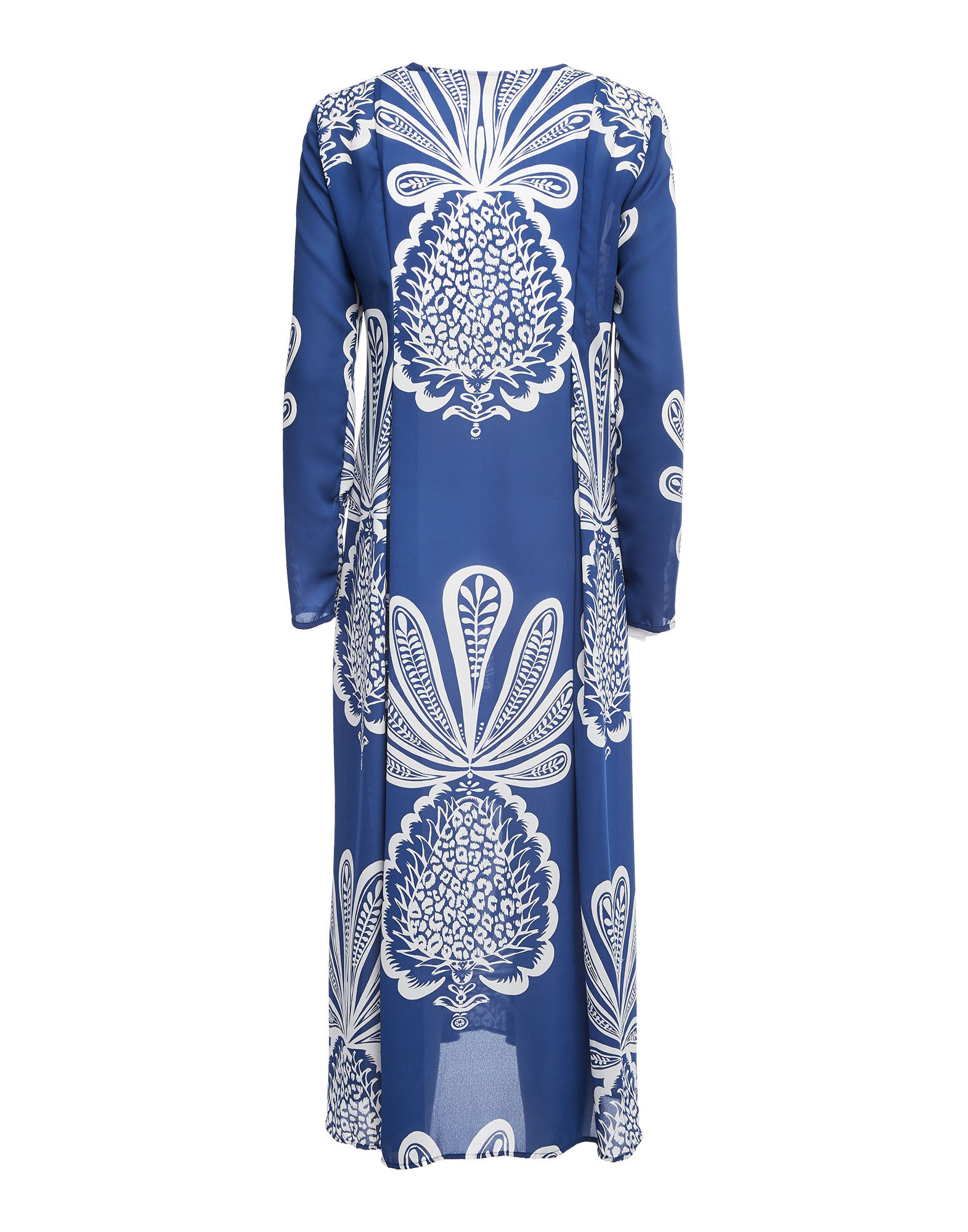 LaDoubleJ V Trapezio Dress Big Pineapple Blu DRE0127DBG001PNP0002