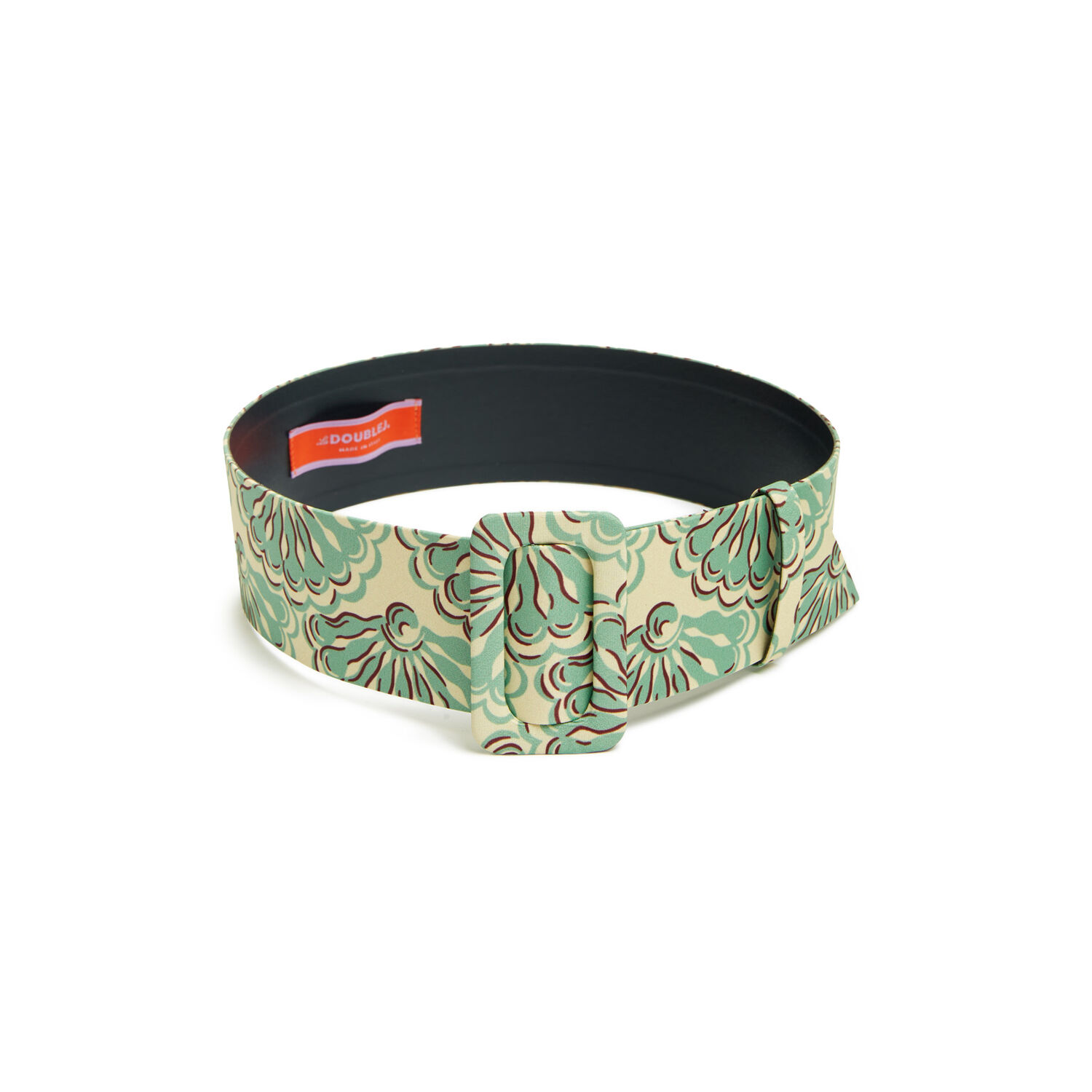 La Doublej Medium Belt In Fans Mint