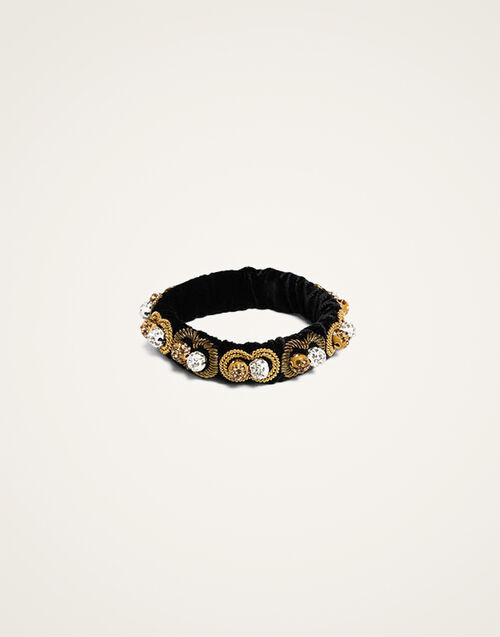 La DoubleJ Tesoro Bracelet Solid Black BAC0010VEL015SOLIDBL01