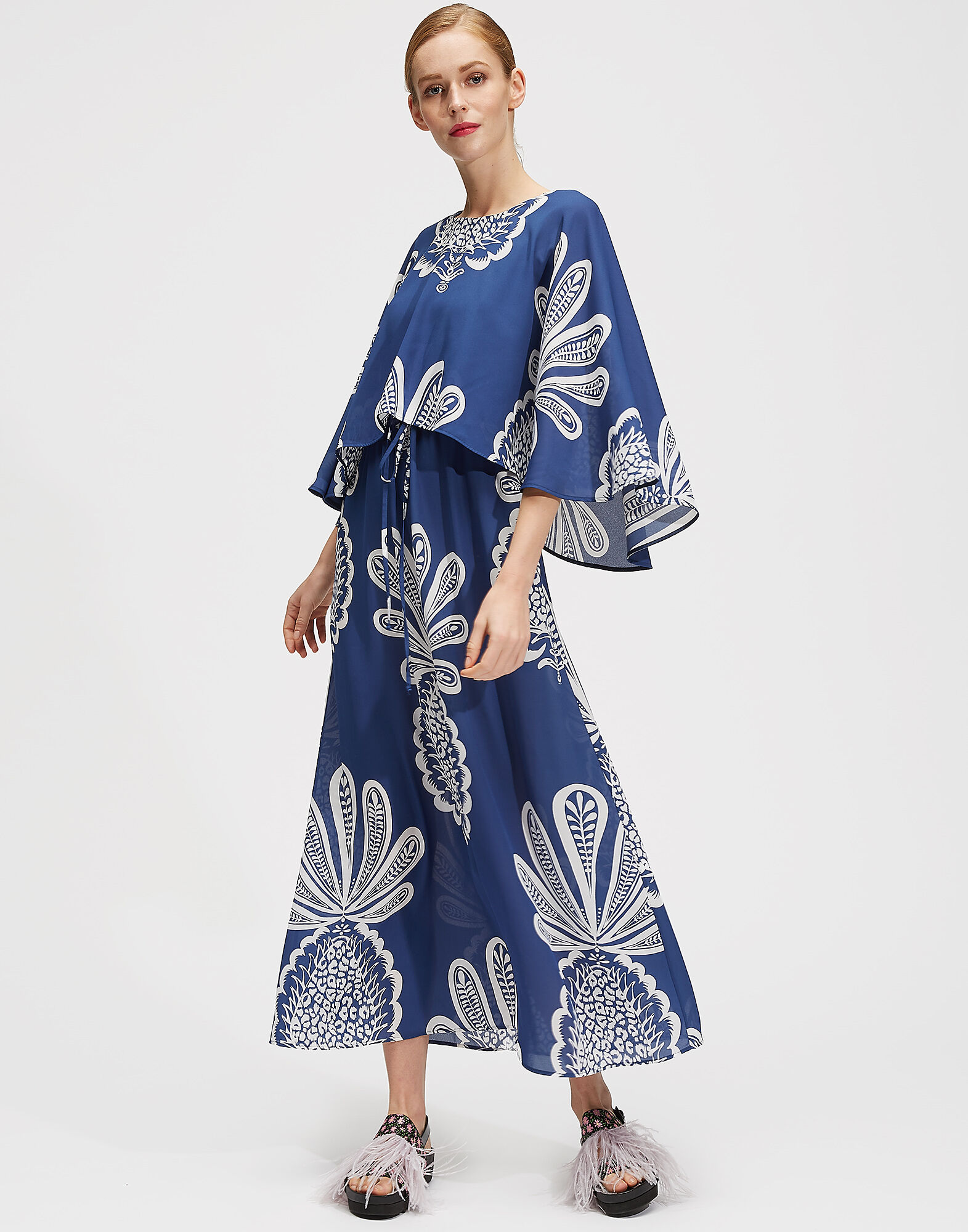 LaDoubleJ Bain Douche Dress Big Pineapple Blu DRE0151DBG001PNP0002