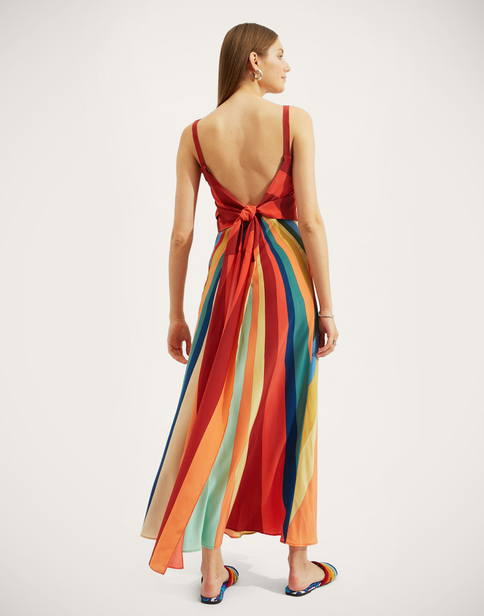 La DoubleJ Slip-Around Dress Rainbow DRE0562CRE002RNB01MU01