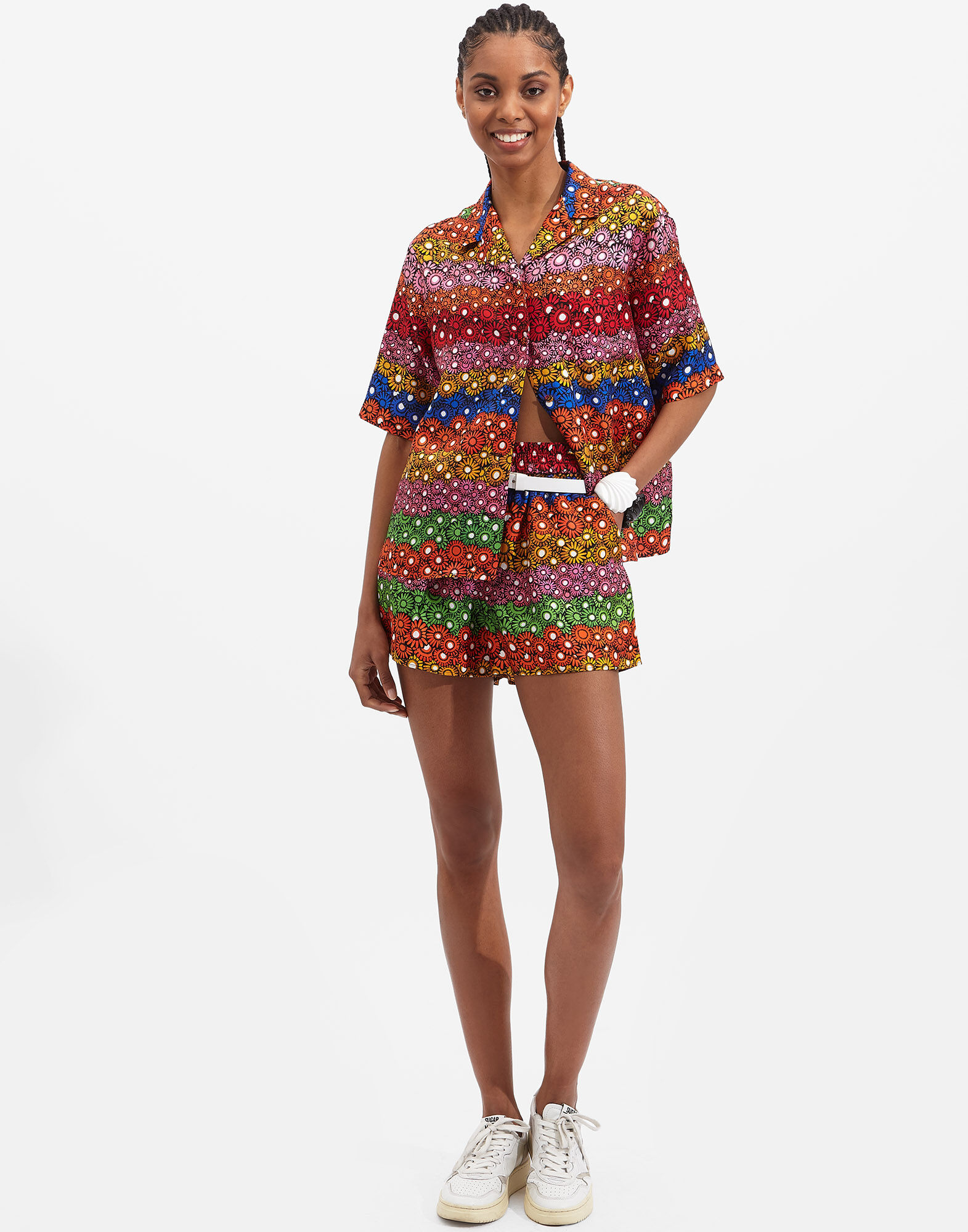 La DoubleJ Boxy Shirt Pride Daisy SHI0064SIL001DAY0004