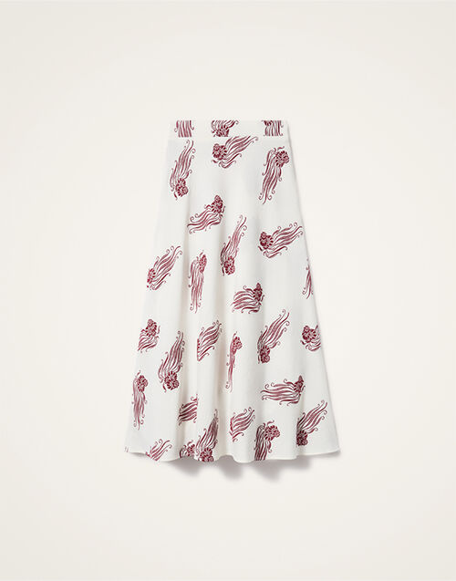 La DoubleJ Lungomare Skirt Lemuria White SKI0089JCQ132LEM03WH01