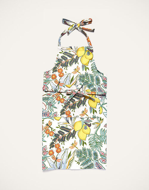 La DoubleJ Apron Botanical APR0001COT018BOT0005