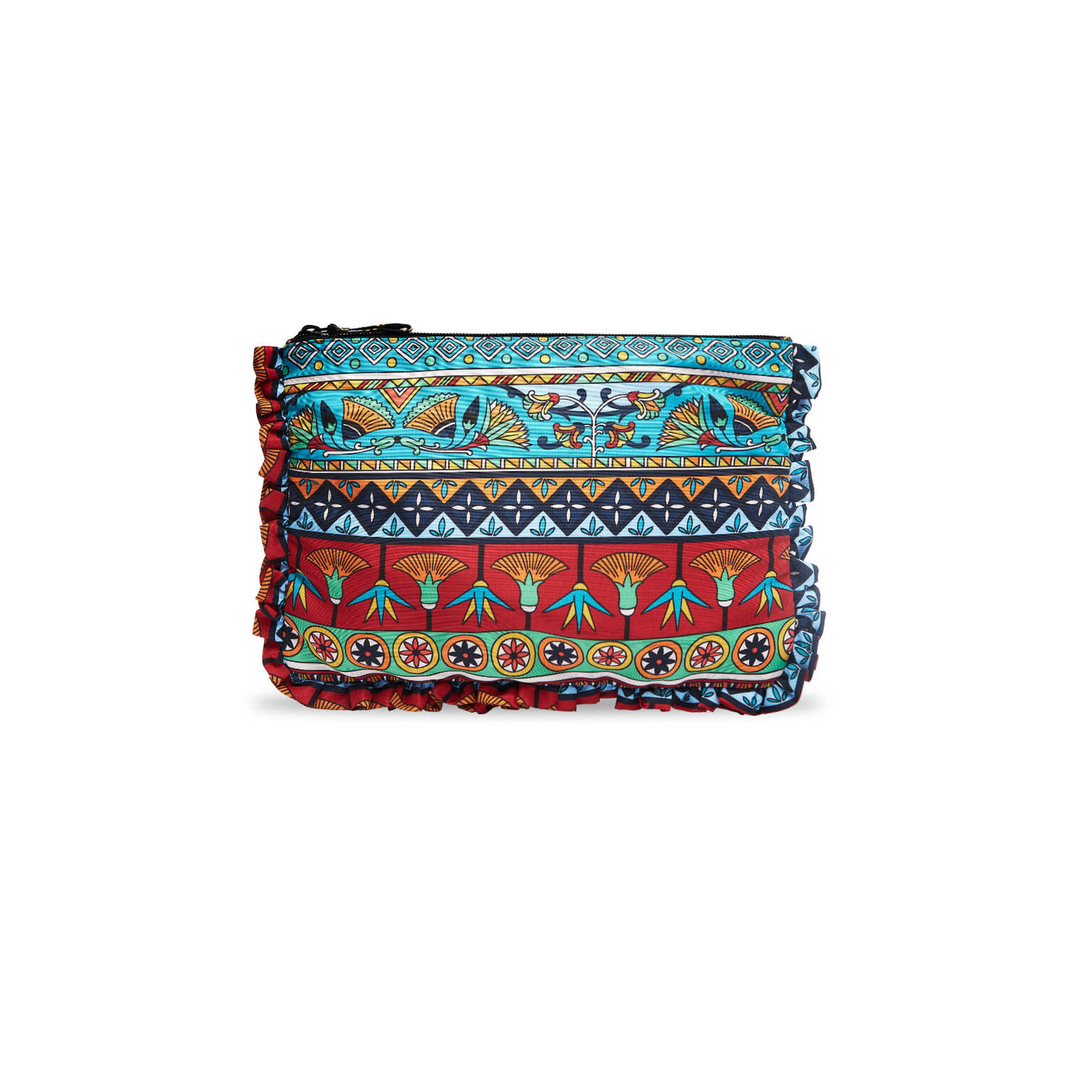 La Doublej Hand Pochette In Giza Turquoise