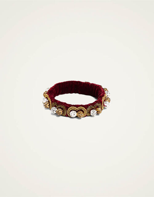 La DoubleJ Tesoro Bracelet Solid Burgundy BAC0010VEL015SOLIDRE02