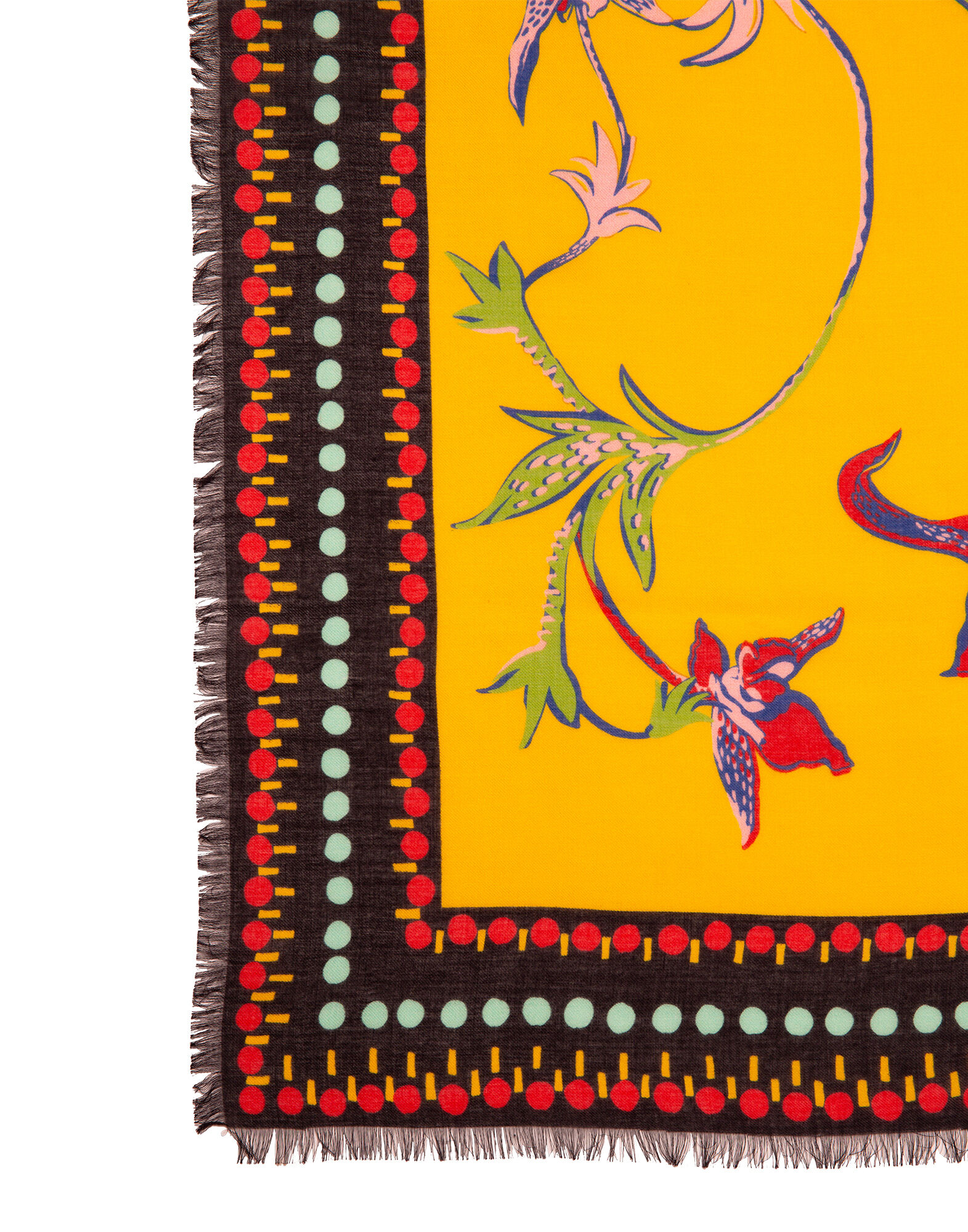 LaDoubleJ Square Scarf Orchidea Giallo SCA0006MOC001ORC0002