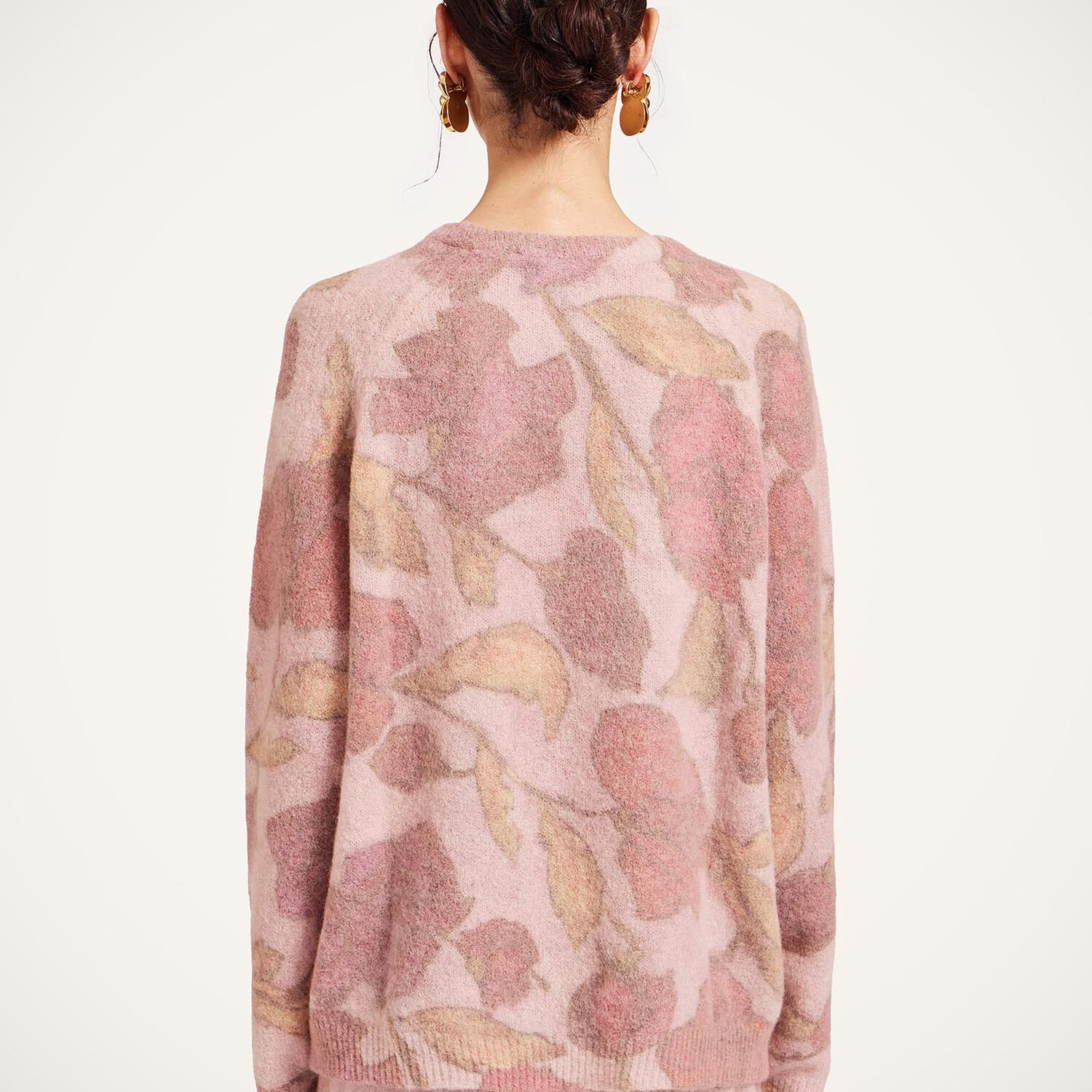  La Doublej Knitwear Women - All-in Sweater French Kiss Dusty Pink S 32%alpaca Wool 32%merino Wool 34%polyamide 2%elastan 