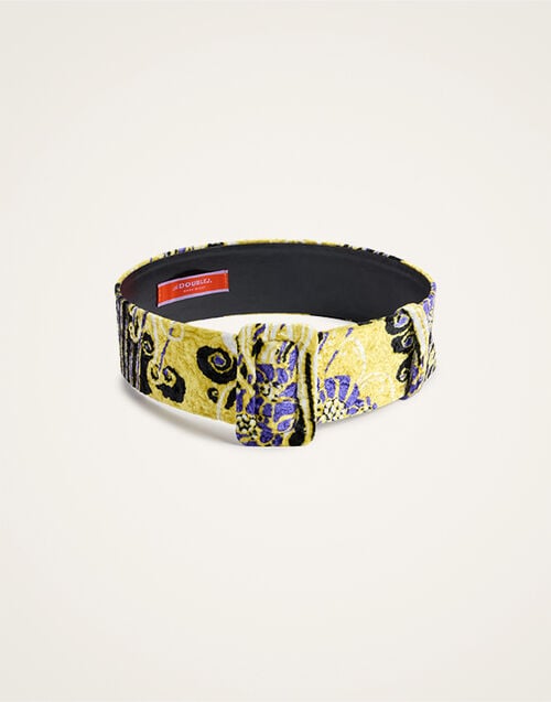 La DoubleJ Medium Belt Atlantis Yellow BEL0007VEL016ATL01YE02