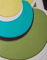 La DoubleJ Sophia Dress La DoubleJ Sophia Dress Rainbow Swirl Verde Placée DRE0448COT037RAS0002