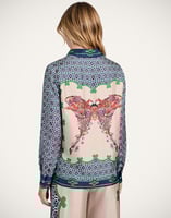 La DoubleJ Boy Shirt La DoubleJ Boy Shirt Mariposa Placée Green SHI0040SIL006MAR07GR02