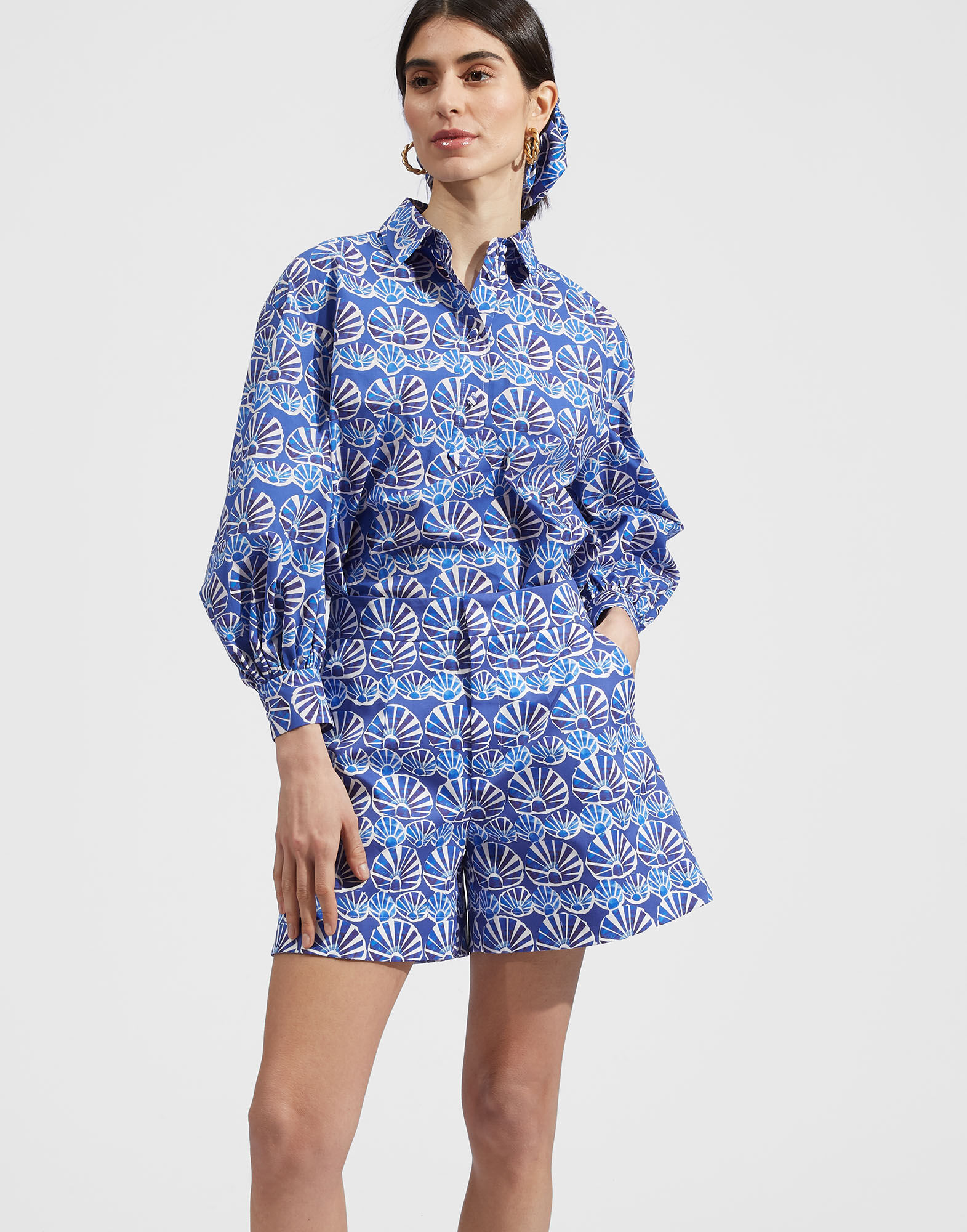 La DoubleJ Poet Shirt Conchiglie SHI0055COT001COH0001