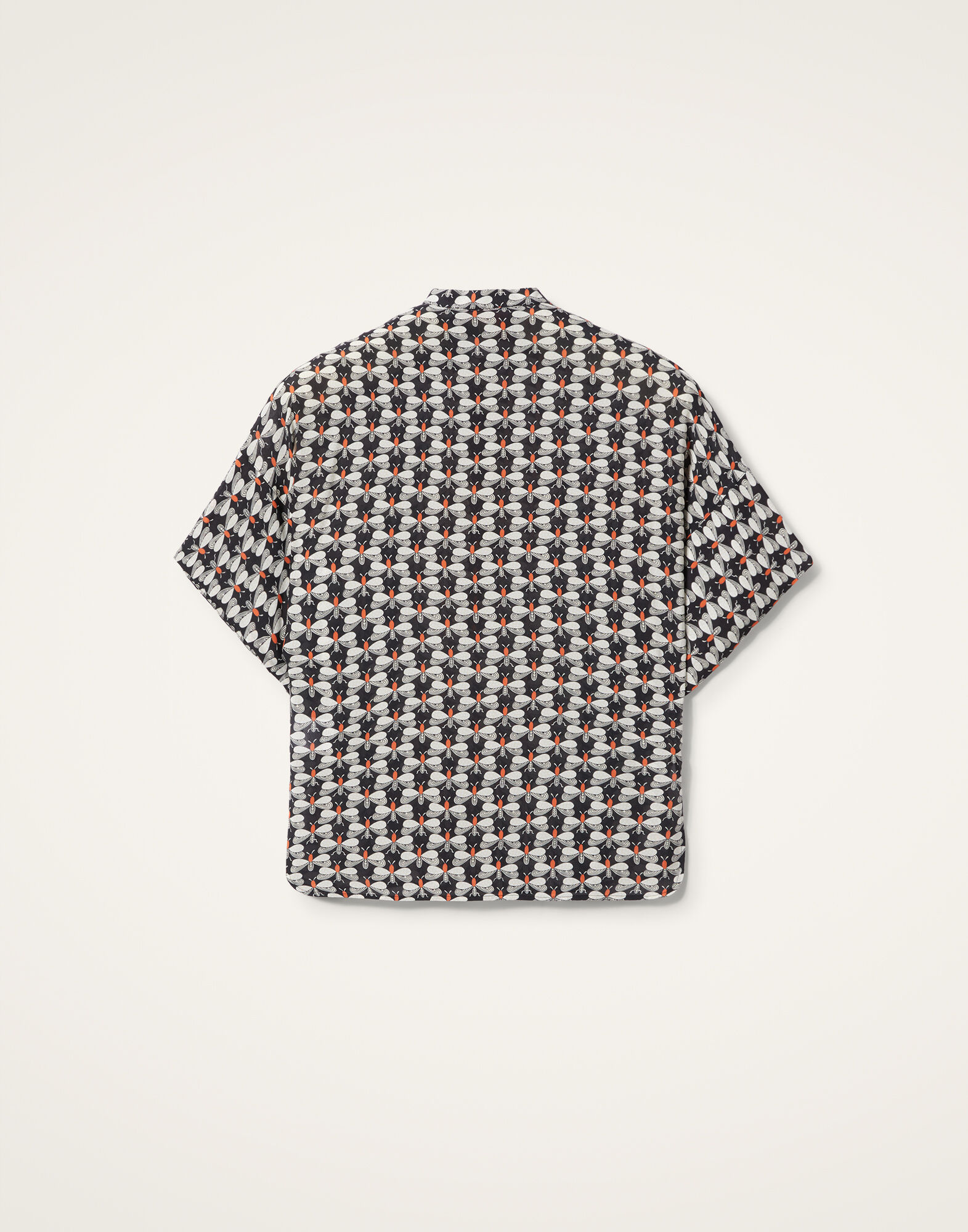 La DoubleJ Estelle Blouse Petaltail Black SHI0127VIS019PET01BL01