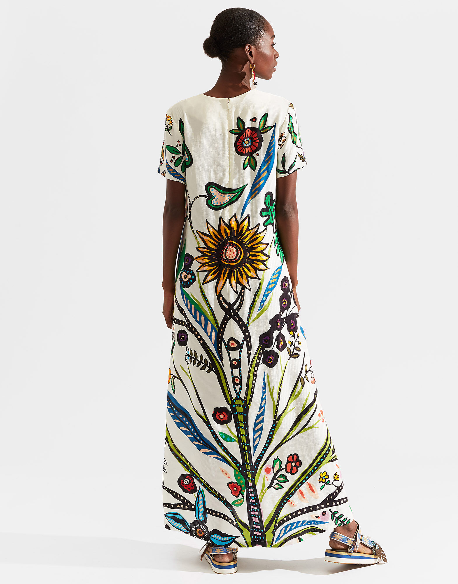 LaDoubleJ Swing Dress Tree Of Life DRE0128VIS004LIF0001