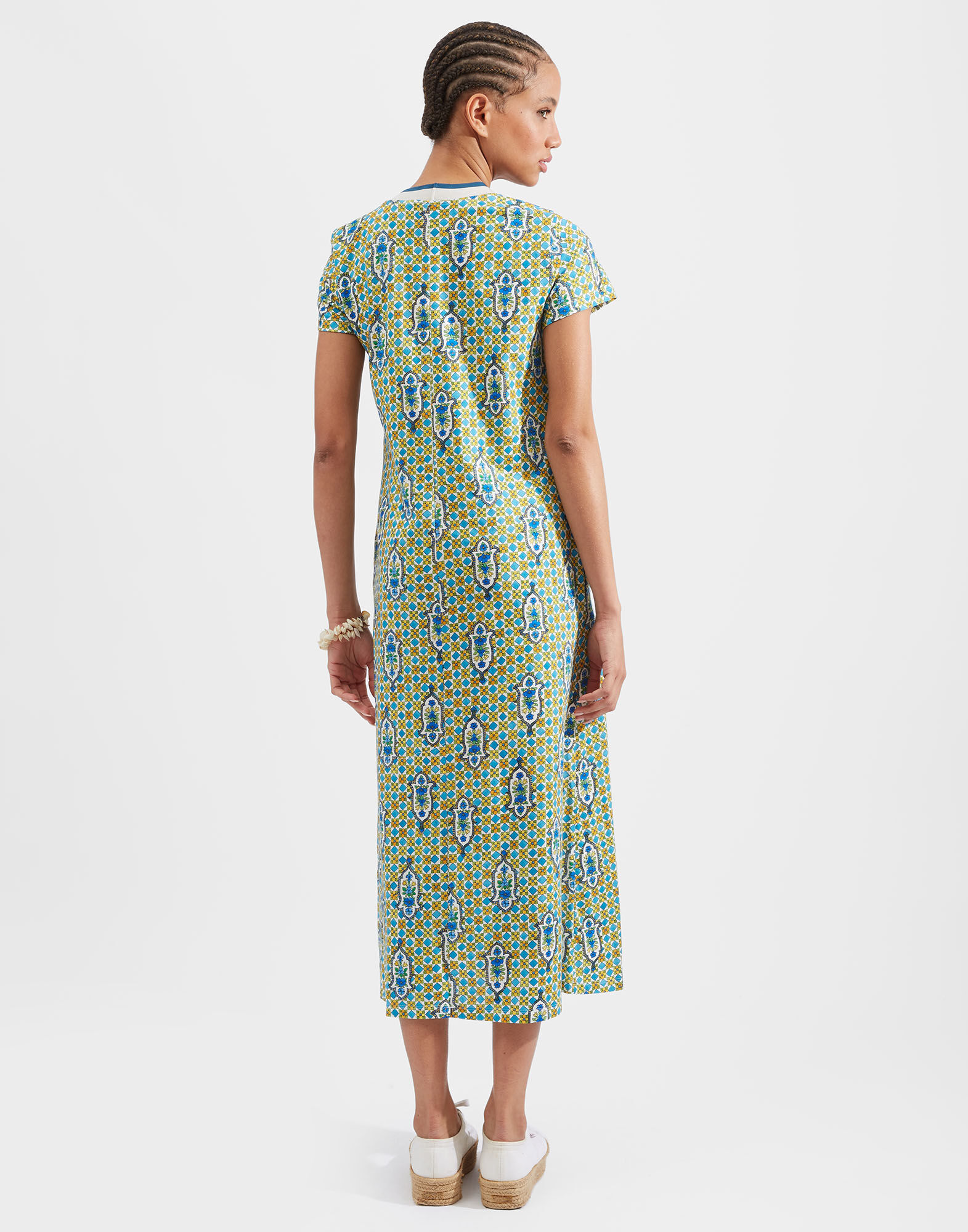 La DoubleJ Sporty Swing Dress Santachiara DRE0247JER002SNT01BU08