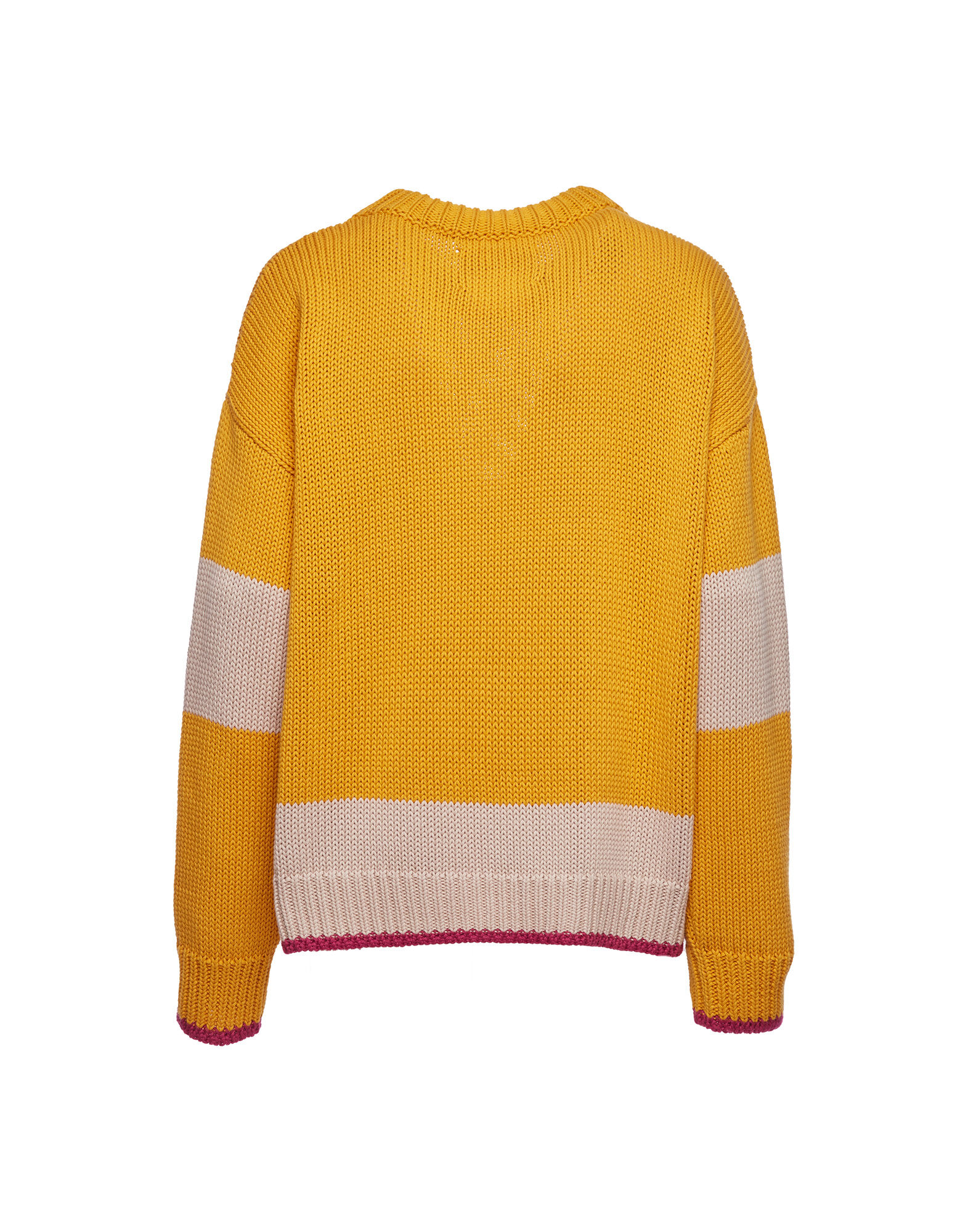 La DoubleJ Boy Sweater Giallo-Avorio PUL0064KNI040VAR0102