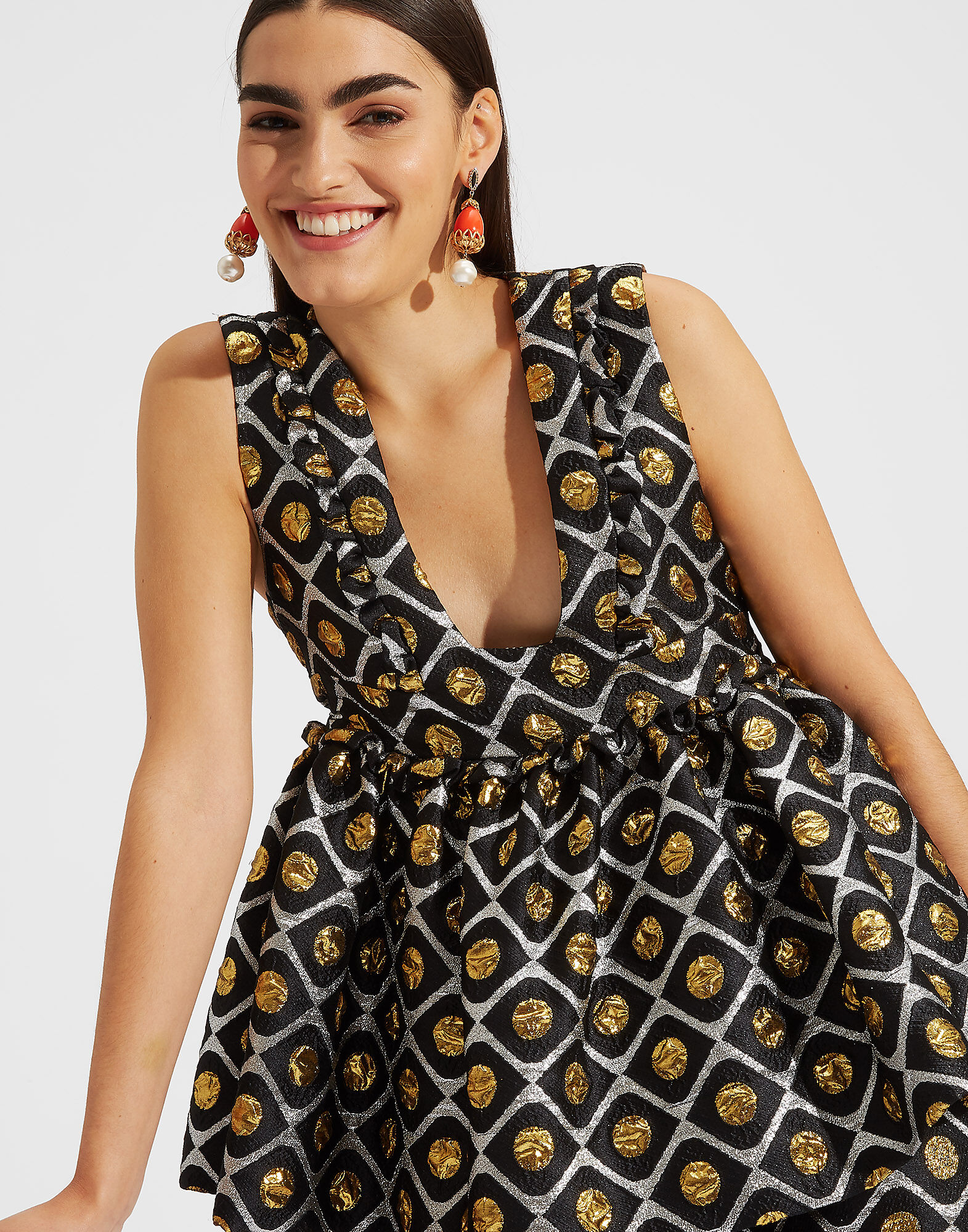 LaDoubleJ Casati Top Pomodorini Oro TOP0004JAC010POM0002