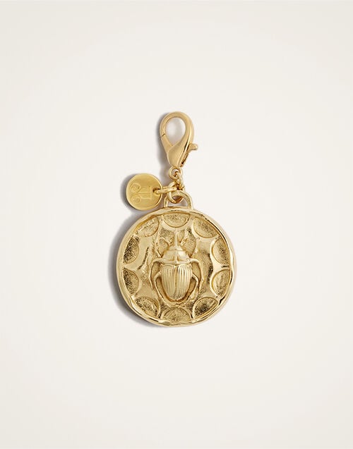 La DoubleJ Scarab Charm La DoubleJ Scarab Charm 24k Gold Plate CHM0013BRA003SOLIDYE05