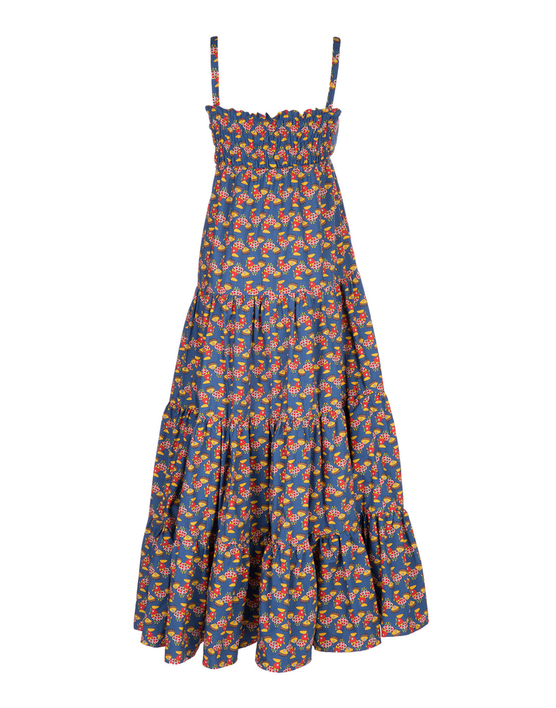 LaDoubleJ Bouncy Dress LaDoubleJ Bouncy Dress Galletti Blu DRE0042COT001GAL0003