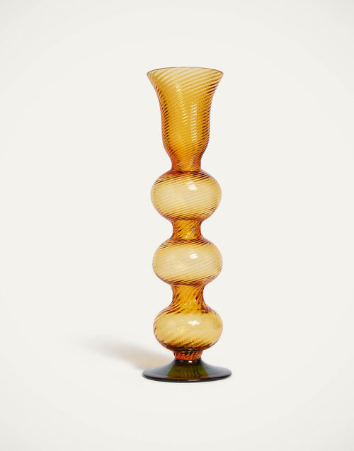 La DoubleJ Bubble Candle Stick Solid Amber OTC0002MUR001SOLIDYE10
