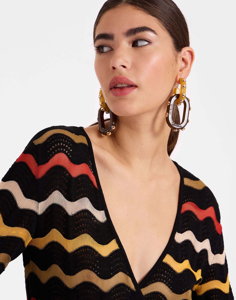 La DoubleJ Zephyr Dress La DoubleJ Zephyr Dress Black DRE0727KNI112VA247BL01