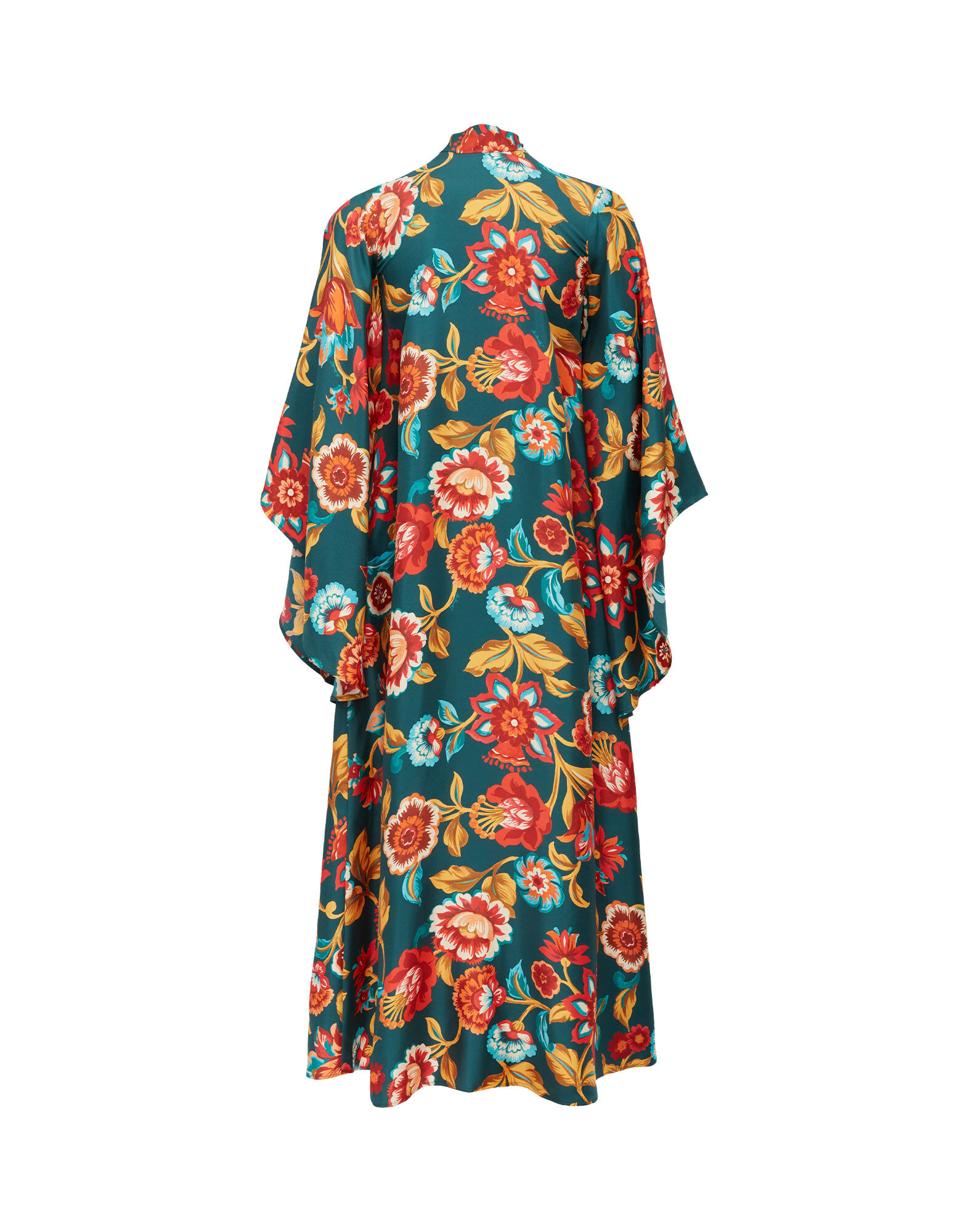 La DoubleJ Magnifico Midi Dress Hottie Emerald DRE0702SIL001HOT01GR04