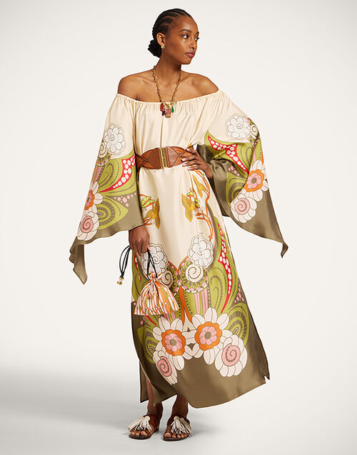 La DoubleJ Goddess Dress Ambrosia Plac&eacute;e Ivory DRE1020SIL029AMB03WH04