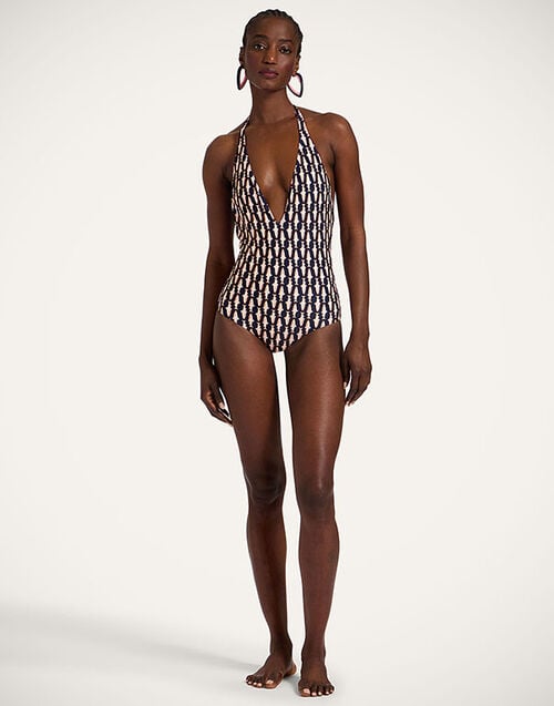 La DoubleJ Sexy Swimsuit La DoubleJ Sexy Swimsuit Pesciolini Blue SWI0036LYC001PES04BU03