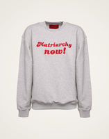 La DoubleJ “MATRIARCHY NOW!” Stand-up Sweatshirt La DoubleJ “MATRIARCHY NOW!” Stand-up Sweatshirt T.Unita Grigio SWE0014JER026GRY0004