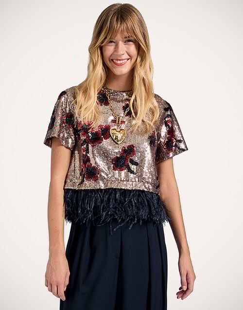 La DoubleJ La Scala Tee La DoubleJ La Scala Tee Primrose Bronze TSH0040PAI012PRI03BR13