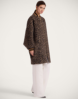 La DoubleJ Brooklyn Coat La DoubleJ Brooklyn Coat Cheetah Coating Light Beige JAC0129WOL020TAH02BR01