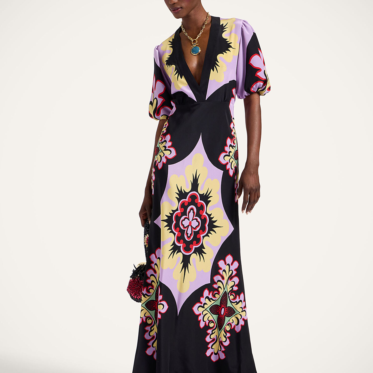 La Doublej La Double J Floral Patterned Dress In Multi