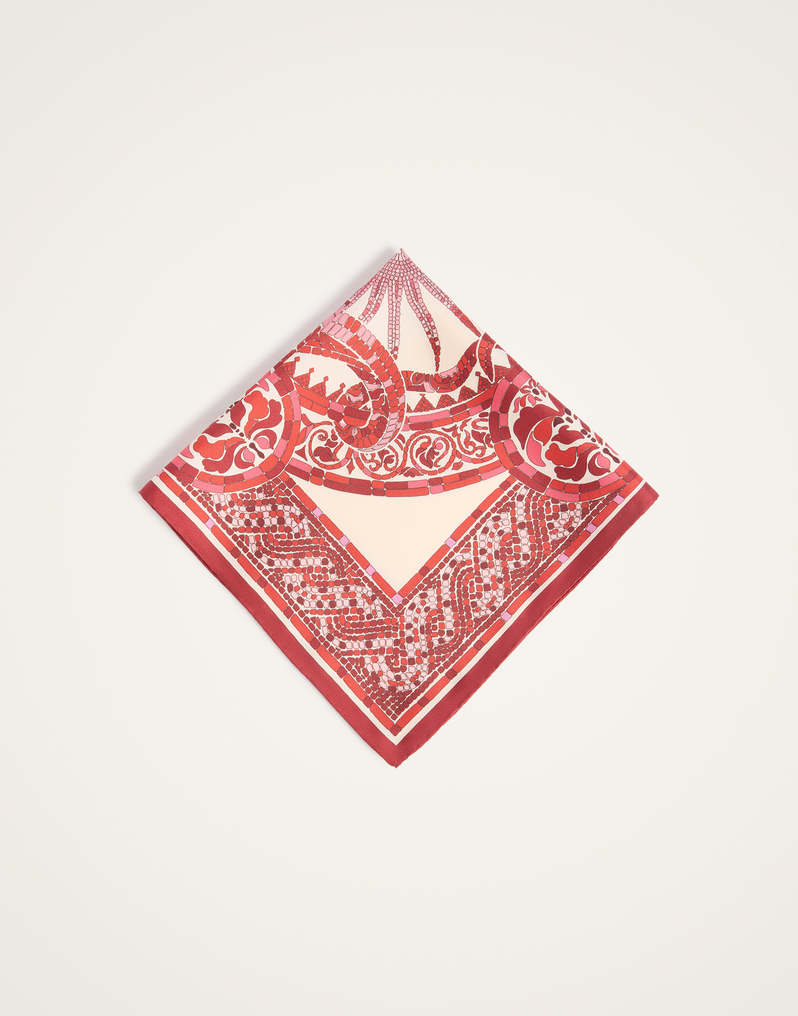 La DoubleJ Foulard 45 La DoubleJ Foulard 45 Cobra Placée Red SCA0065SIL006COB01RE01