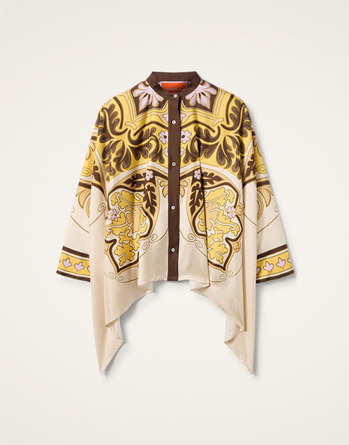 La DoubleJ Foulard Shirt Spells Placée Yellow SHI0059SIL006SPE01YE02