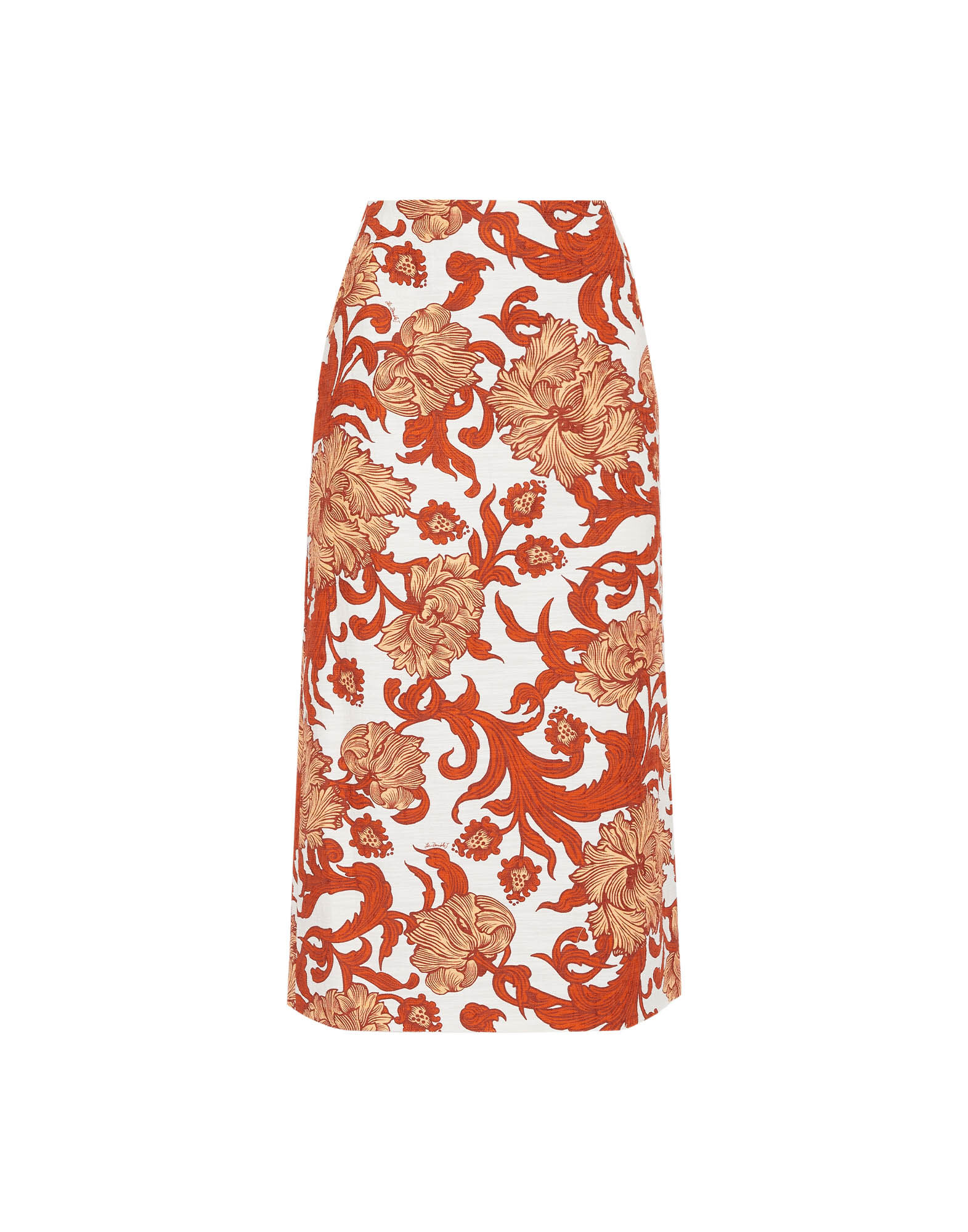 Pencil Skirt in Reef White for Women La DoubleJ