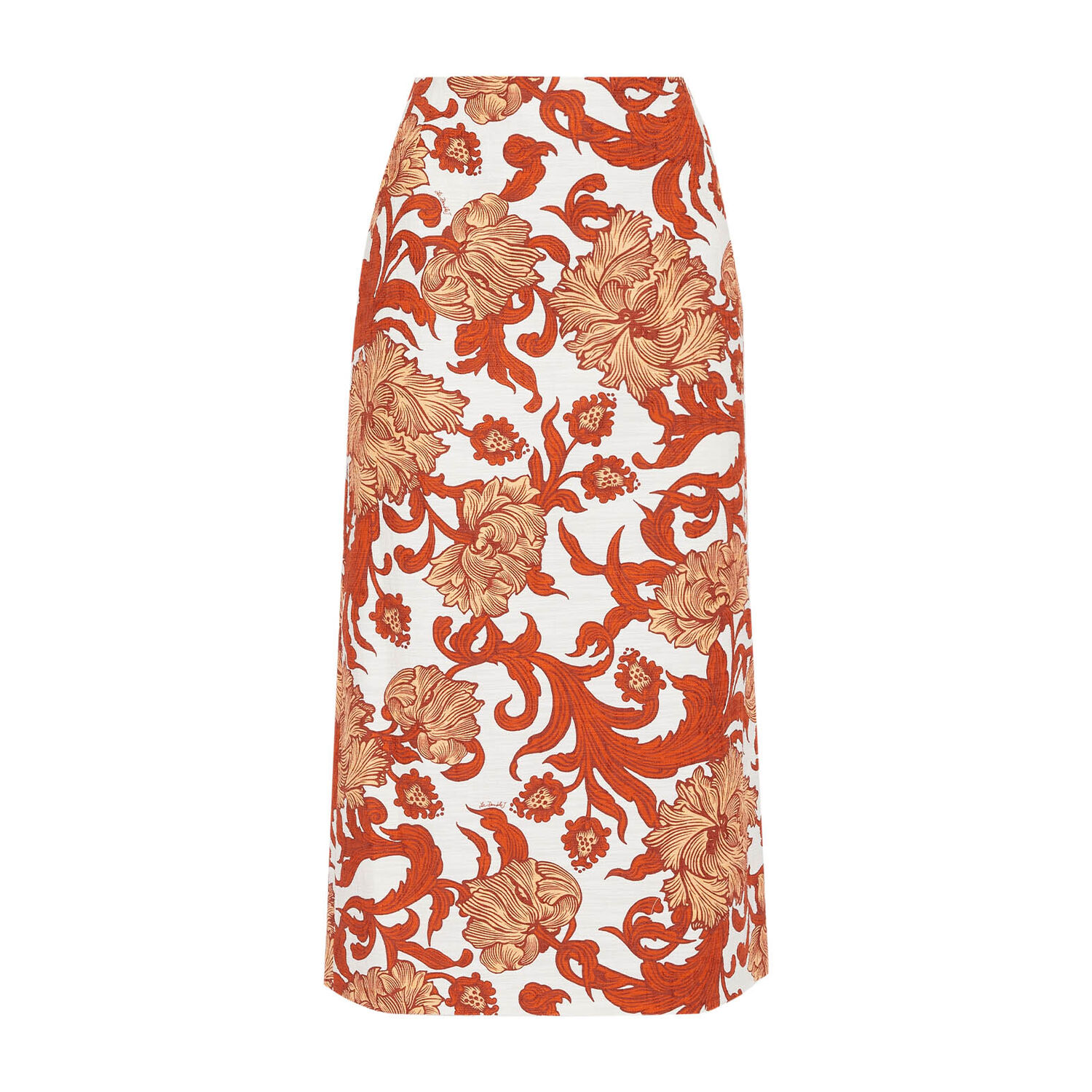 Shop La Doublej Pencil Skirt In Reef White