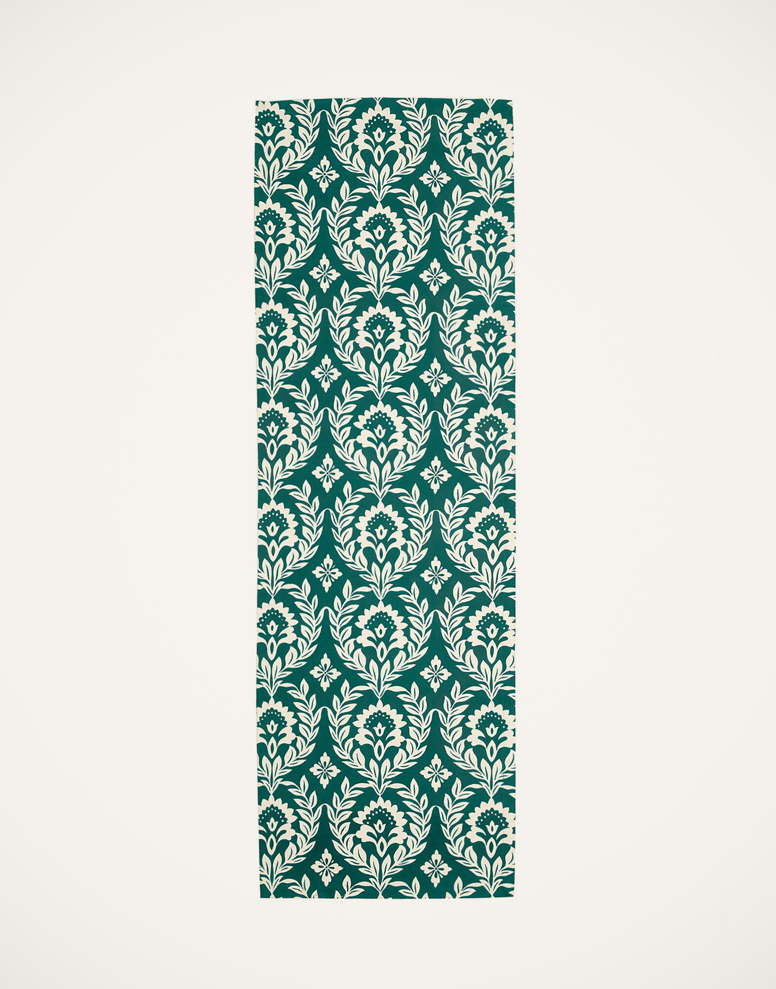 La DoubleJ Herringbone Runner Green Garland RUN0001COT040GRL0005