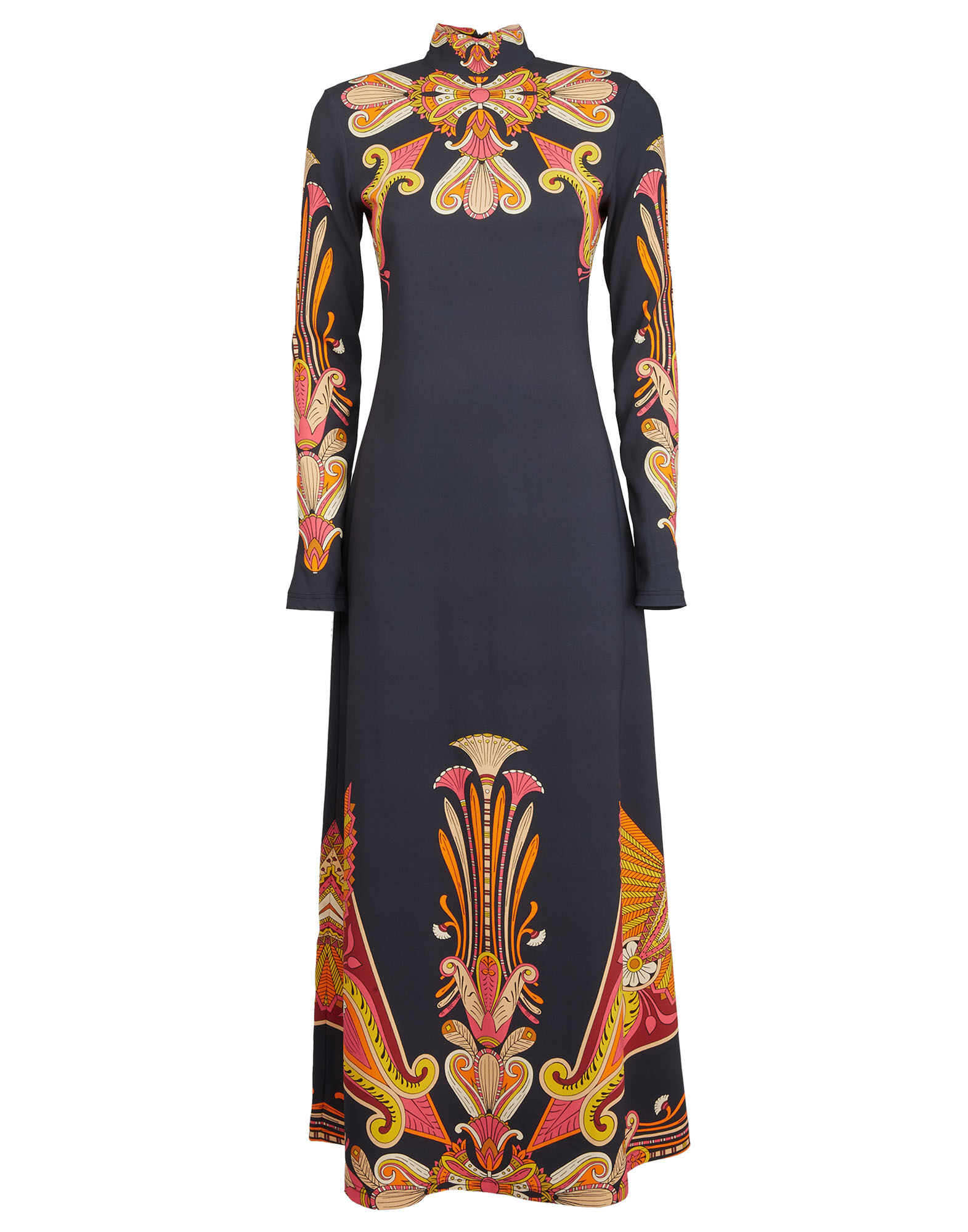 La DoubleJ Halle Dress Totem Plac&eacute;e Blue DRE0444VIS011TOT02BU03